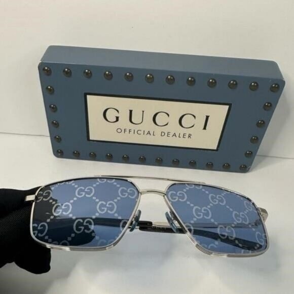 Authentic GUCCI GG0941S PILOT MONOGRAM SUNGLASSES - Picture 8 of 14